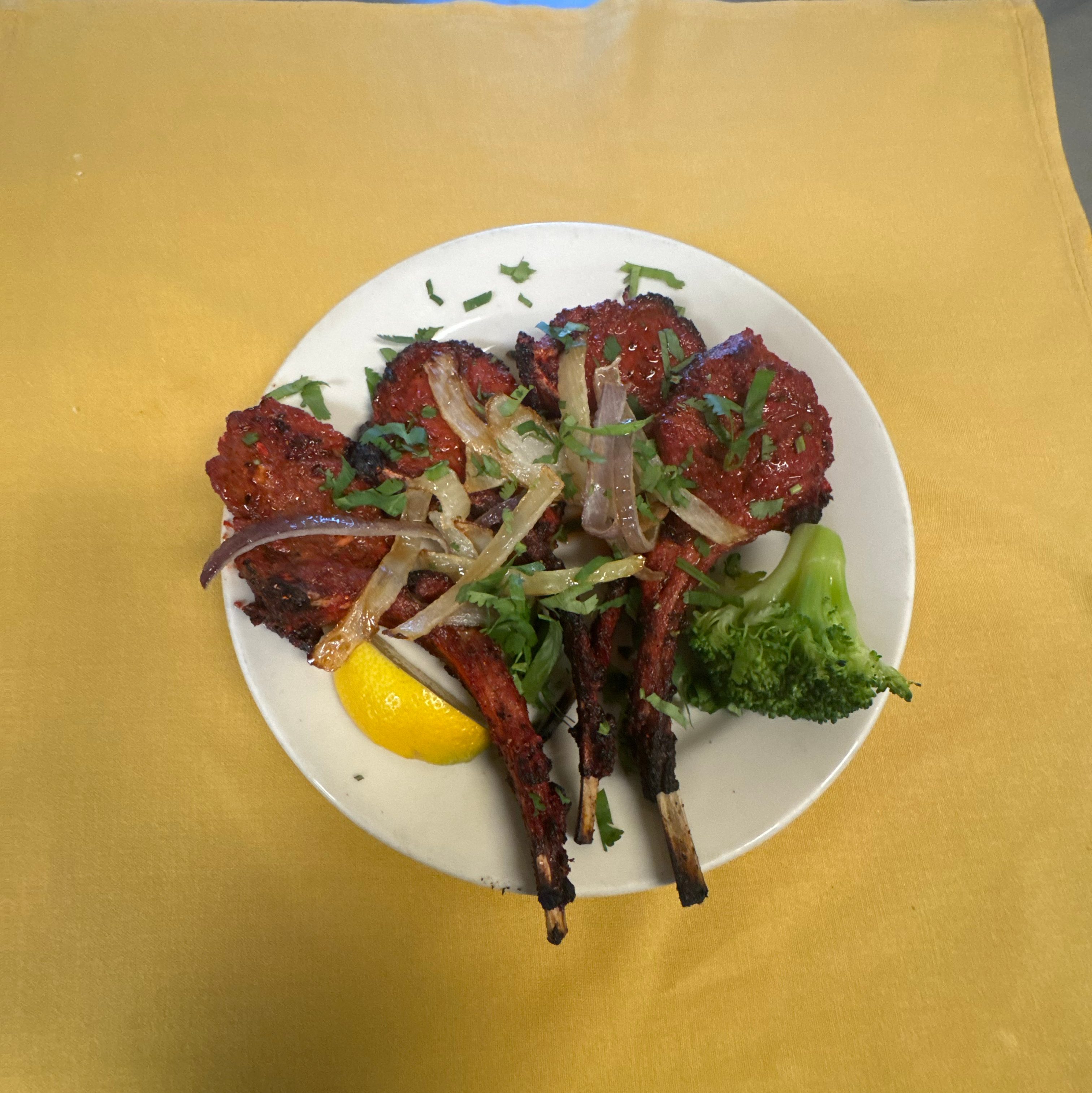 Tandoori Lamb Chop.