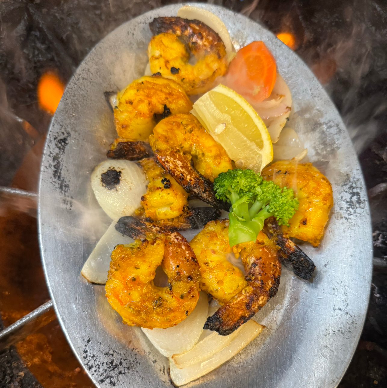 Shrimp Tandoori.