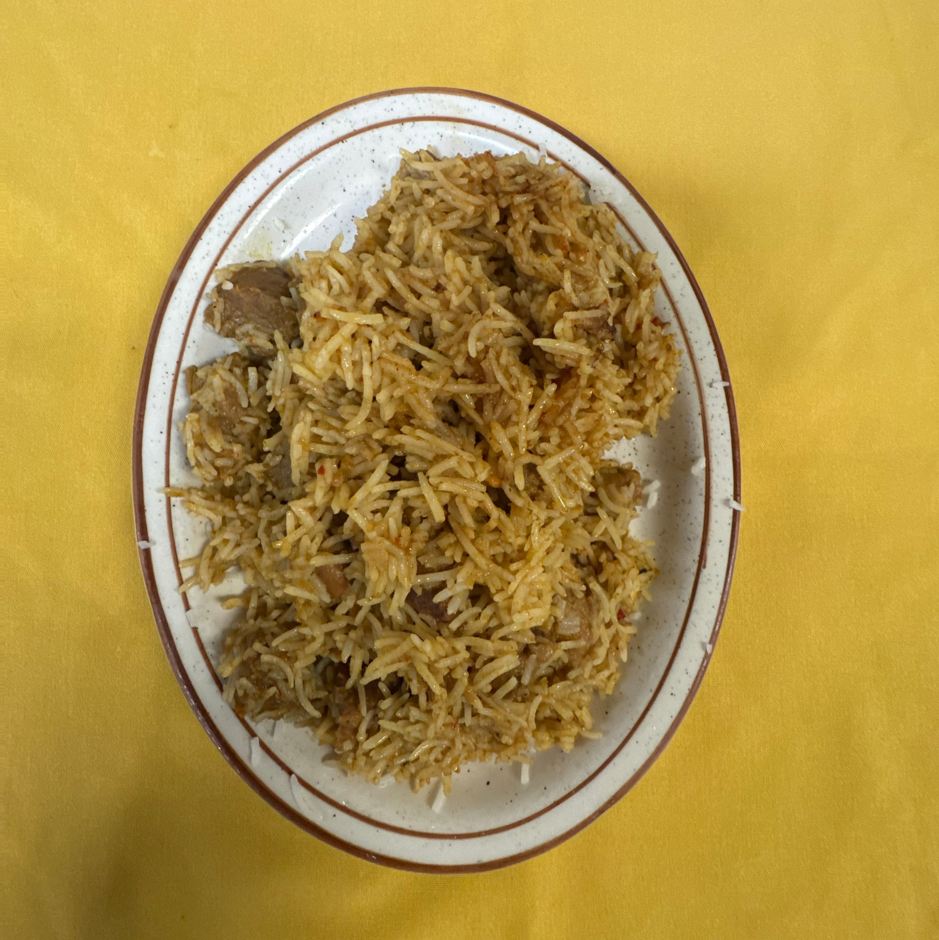 Beef Biryani.