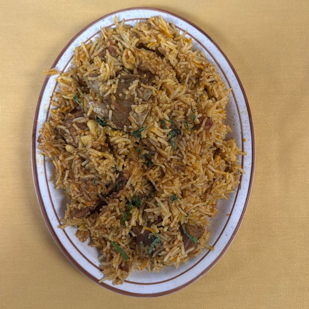 Goat Biryani.