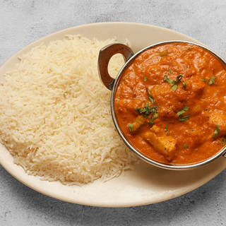 Chicken Tikka Masala (With Sauce) and a side of Basmati Rice