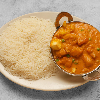 Vegetable Korma and a side of Basmati Rice