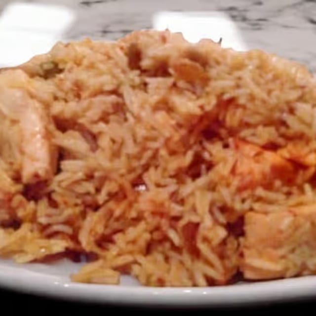 Fish Biryani.